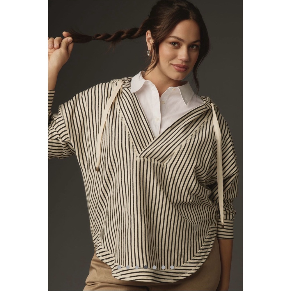 NWT Anthropologie- Pilcro Wharfside Hooded Sweatshirt, size XS